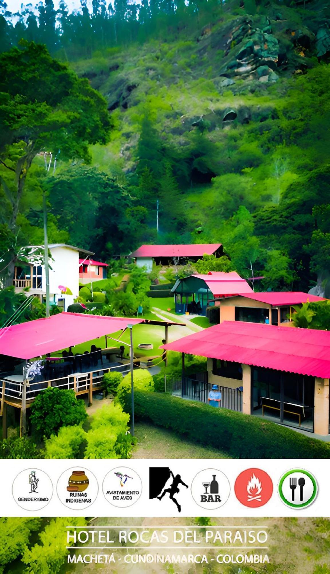 Hotel Campestre Rocas Del Paraiso Macheta Exterior photo